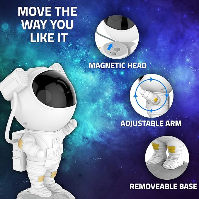 Deja que la galaxia invada tu habitación con el Proyector Space Buddy